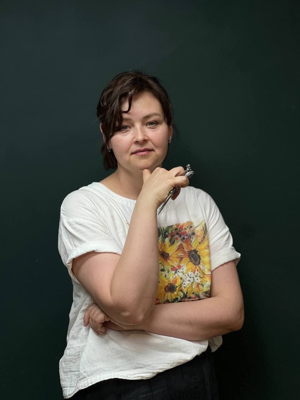 Tatyana Galyamova, barber at Dekad Barbershop in Yerevan